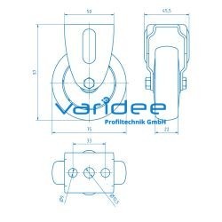 Bockrolle D75