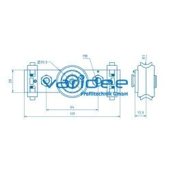 C-Schiene, Lagersatz 8 D14 1R