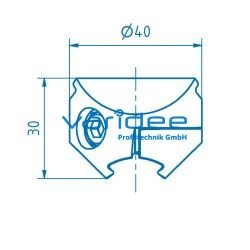 Kreuzverbinder D30 Al