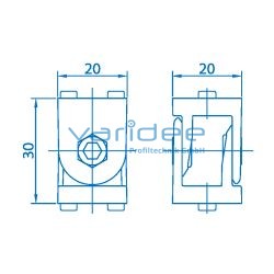 Gelenk 5 20x20