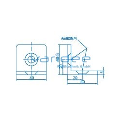 Winkel 8 40, verzinkt