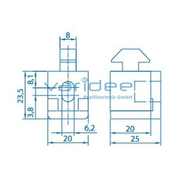 Multiblock 8 PC, transparent