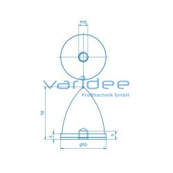 Parabelfeder M10 D50x58