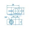 Endschalterhalter D12