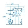 Endschalterhalter D8