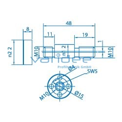 Bolzen 8 D14 e