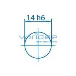 Welle D14 Edelstahl (Zuschnitt)