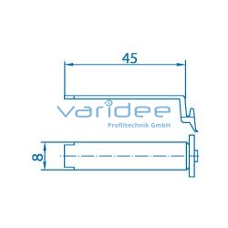 Abdeckkappe Schneidschraube & Gewindeform-Verbindungssatz 8, schwarz