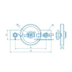 C-Schiene, Lagersatz 8 K