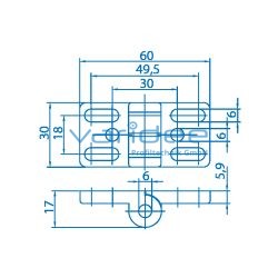 Scharnier 6 30 Zn