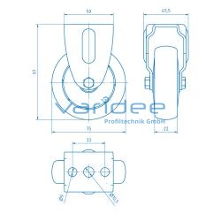 Bockrolle D75