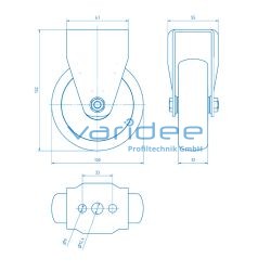 Bockrolle D100