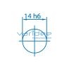 Welle D14 Edelstahl (Zuschnitt)