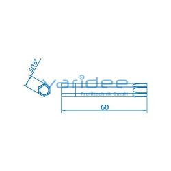 Torx-Einsatz TX50 für Gewindeform-Verbindungssatz 8