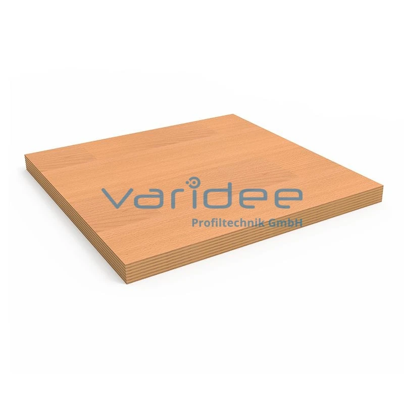 Buche Multiplex 20 mm lackiert (Zuschnitt) Buche Multiplex 20 mm lackiert (Zuschnitt)