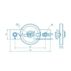 C-Schiene, Lagersatz 8 K