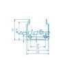 Kanalprofil U 40x40 SE (3 Meter)