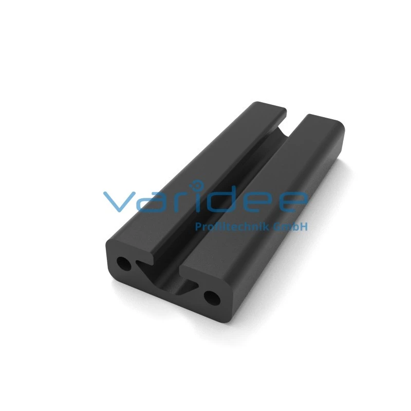 Profil 8 40x16 schwer, schwarz (3 Meter) Profil 8 40x16 schwer, schwarz (3 Meter)