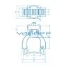 Flexhalter 8, schwarz