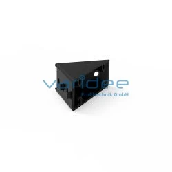 Winkel 8 80x80 Zn, schwarz