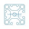 Profil 8 40x40 2N90 leicht (6 Meter)