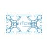Profil 8 80x40 E (3 Meter)