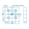 Fußplatte 8 80x80 M20