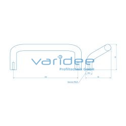 Handgriff Al 200, gebogen