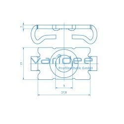Zentrierplatte 8 ESD, verzinkt