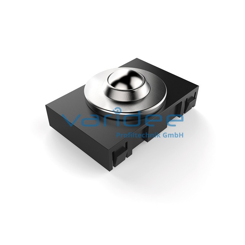 Kugelrolleneinsatz D16 ESD, schwarz Kugelrolleneinsatz D16 ESD, schwarz