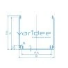 Kanalprofil U 80x80 (6 Meter)