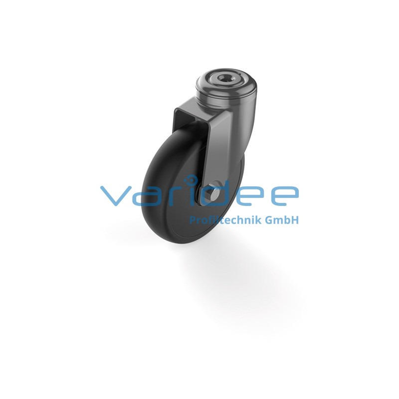 Lenkrolle D125, schwarz Lenkrolle D125, schwarz