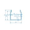 Kanalprofil U 40x40 E (Zuschnitt)