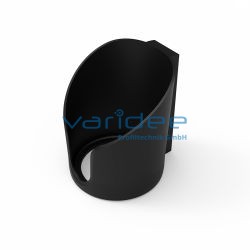 Becherhalter 8 mit offenem Boden, schwarz