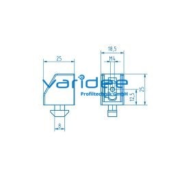 Uniblock 8 PA M4, schwarz