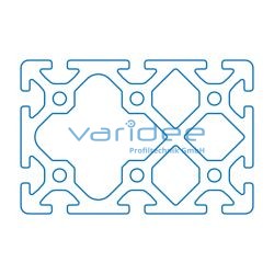 Profil 8 120x80 schwer (3 Meter)