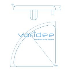 Abdeckkappe 6 R30-90°, schwarz