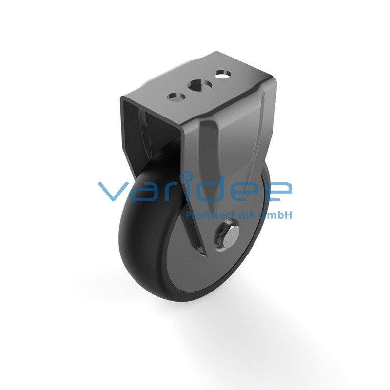 Bockrolle D100, schwarz