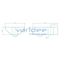 Nutenstein 8 St M6 schwer, verzinkt