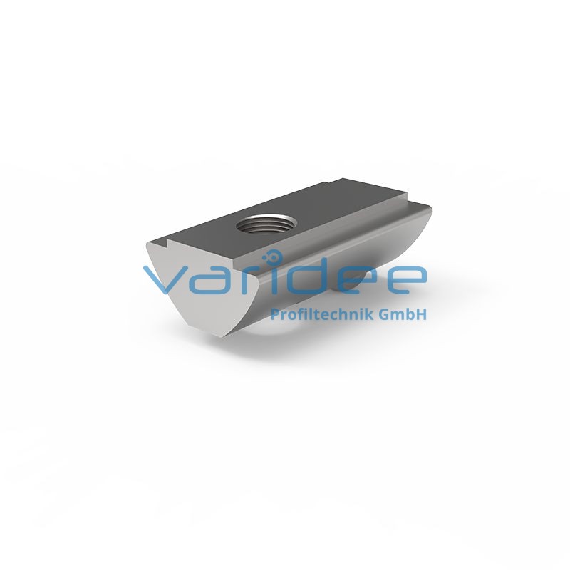 Nutenstein 8 St M6 mit Steg, rostfrei