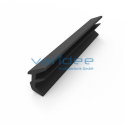 Dichtprofil 8 2-4 mm, schwarz (100 Meter)