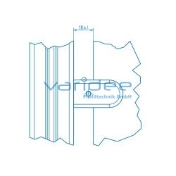 Glasscheibenhalter 8