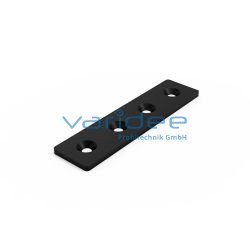 Lasche 8 160x40, schwarz