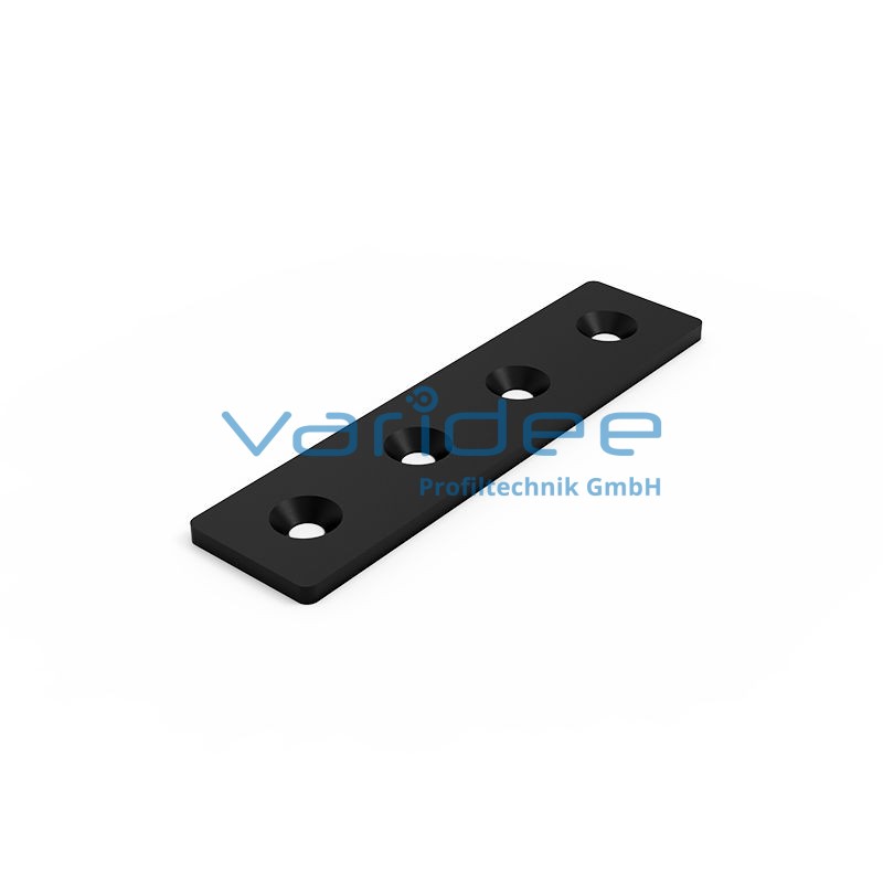 Lasche 8 160x40, schwarz