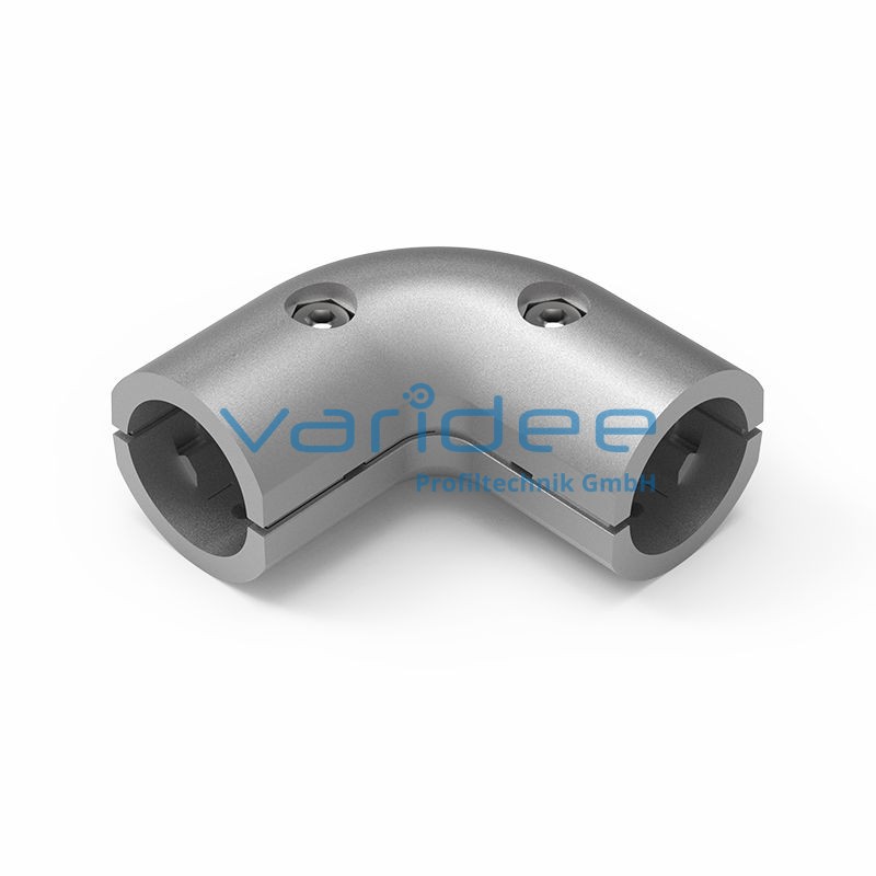 Stoßverbinder D30-90° R25 Al