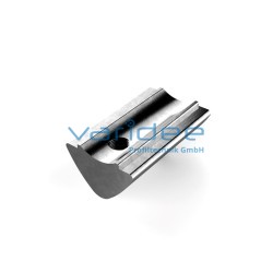 Nutenstein 6 St M3 mit Steg, verzinkt