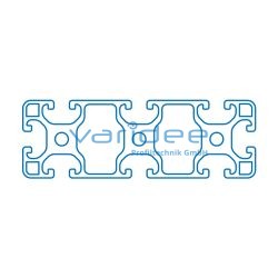 Profil 8 120x40 leicht (3 Meter)