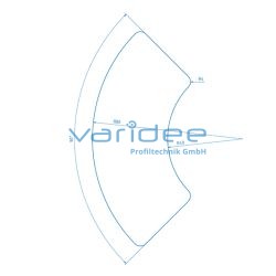 Abdeckkappe 8 R40/80-90°, schwarz