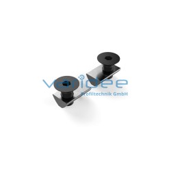 Fastening set 8 for bracket 8 40 / lug 8 40, black