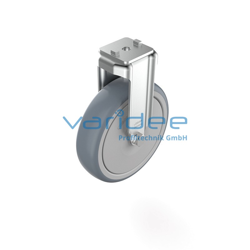 Bockrolle D125, Anschraubplatte